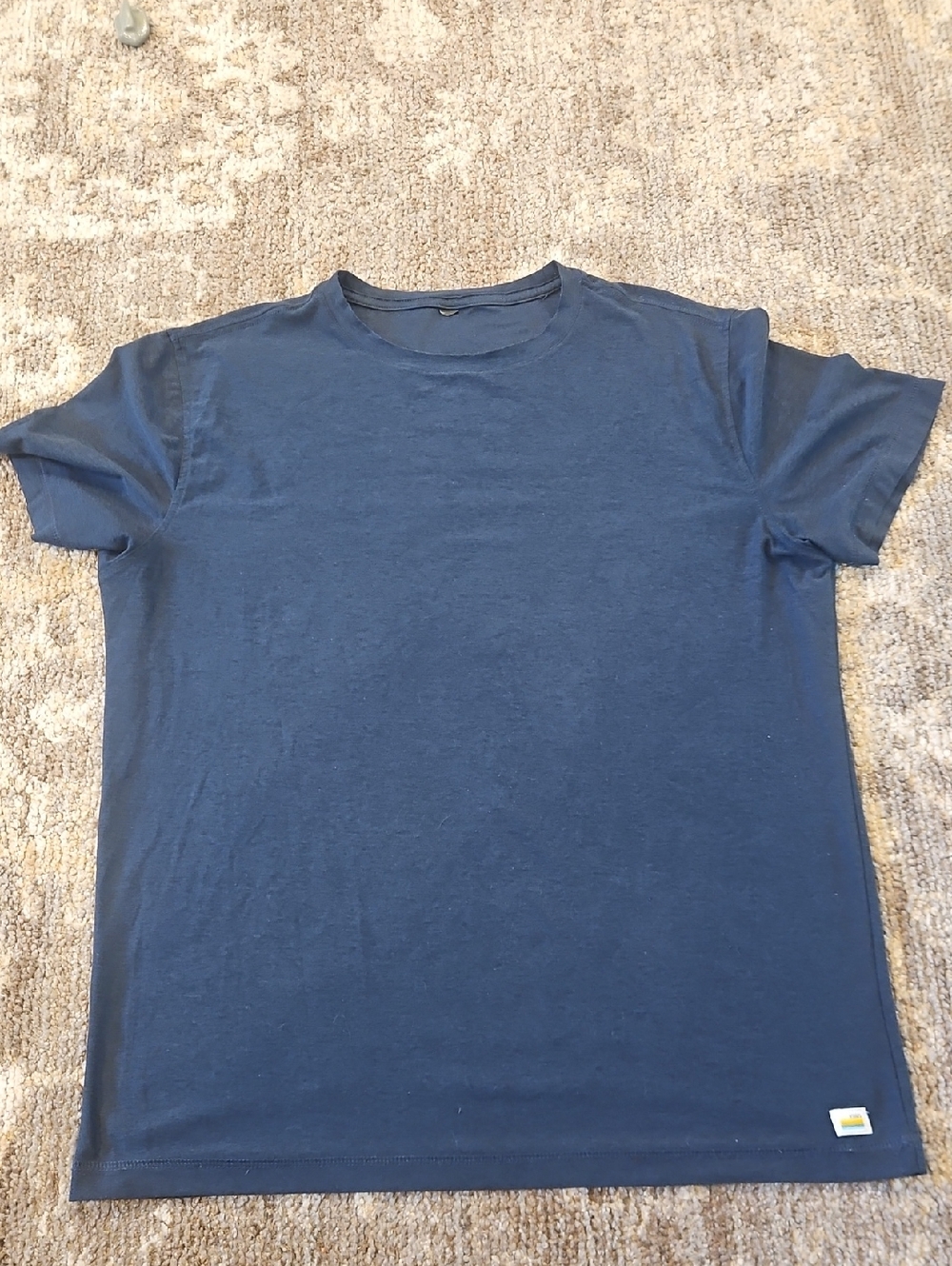 Vuori Mens Tee Shirt Blue
